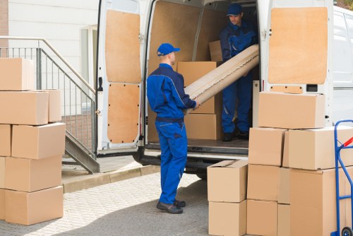 Man and van loading furniture in Botanybay