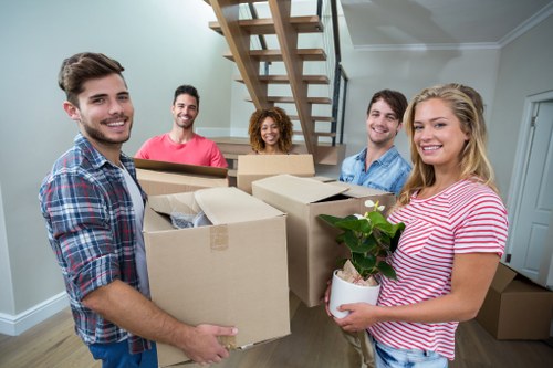 Packing and loading furniture into a moving truck for a Botanybay move