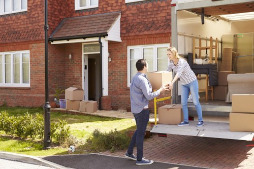 Professional packing supplies and organised moving boxes in a Botanybay home