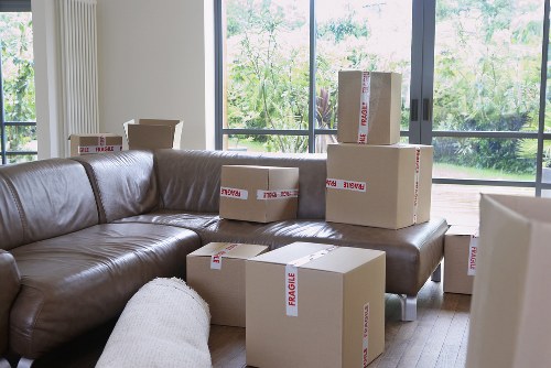 Professional movers loading household items for a local Botanybay move