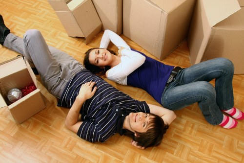 Removalists loading furniture and boxes for a Botanybay home move